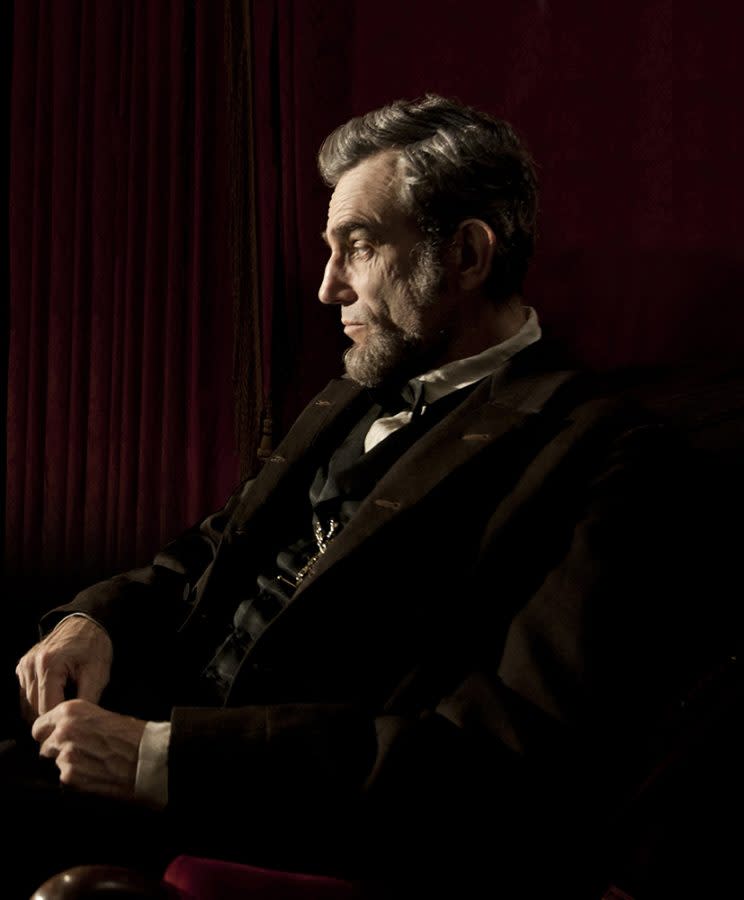 Daniel Day-Lewis como Abraham Lincoln en “Lincoln”