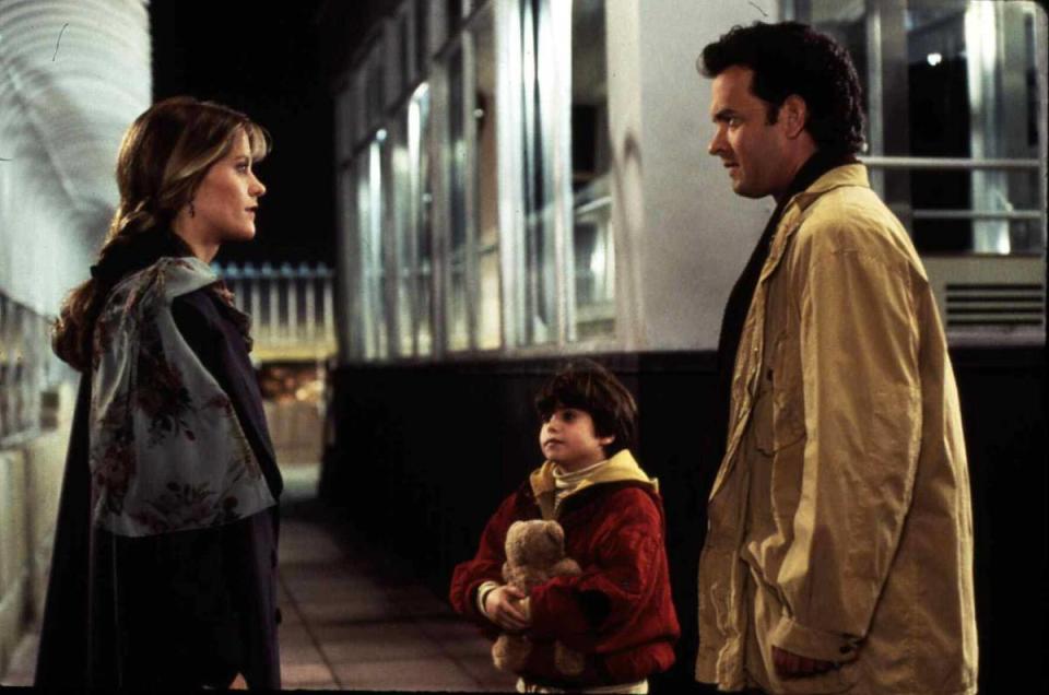 <p>IMAGO / United Archives</p><p>Has there ever been a more iconic duo than <strong>Meg Ryan</strong> and <strong><a href="https://parade.com/1396552/samuelmurrian/tom-hanks-movies/" rel="nofollow noopener" target="_blank" data-ylk="slk:Tom Hanks;elm:context_link;itc:0;sec:content-canvas" class="link ">Tom Hanks</a></strong>? Nope! This hilarious, romantic tale set against the backdrop of radio waves and the Empire State Building remains a forever fave.</p><p>Related: <a href="https://www.yahoo.com/lifestyle/watch-trailer-meg-ryans-rom-120000414.html" data-ylk="slk:Meg Ryan, Queen of the Rom-Com, Returns With 'What Happens Later';elm:context_link;itc:0;sec:content-canvas;outcm:mb_qualified_link;_E:mb_qualified_link;ct:story;" class="link  yahoo-link">Meg Ryan, Queen of the Rom-Com, Returns With 'What Happens Later'</a></p>