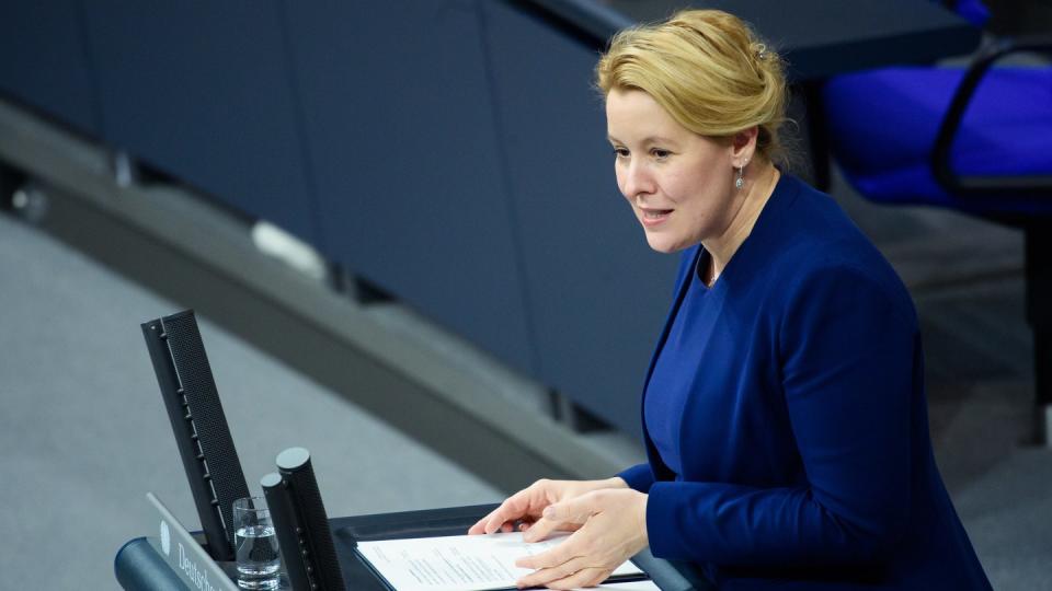 Familienministerin Franziska Giffey (SPD).