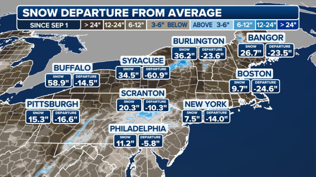 Lake-effect snow buries portions of Buffalo, Great Lakes under feet of snow