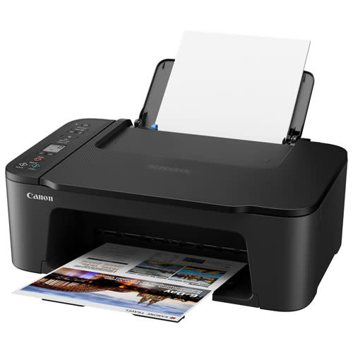 Canon PIXMA TS3429 Wireless All-In-One Inkjet Printer. Image via Best Buy.