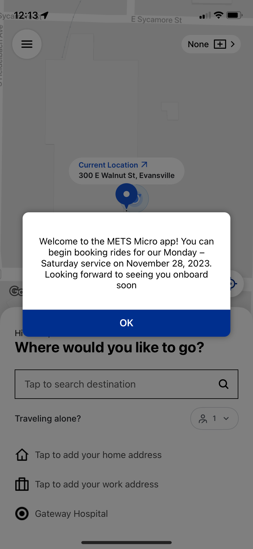 Screenshots from the METS Micro app on iPhone.