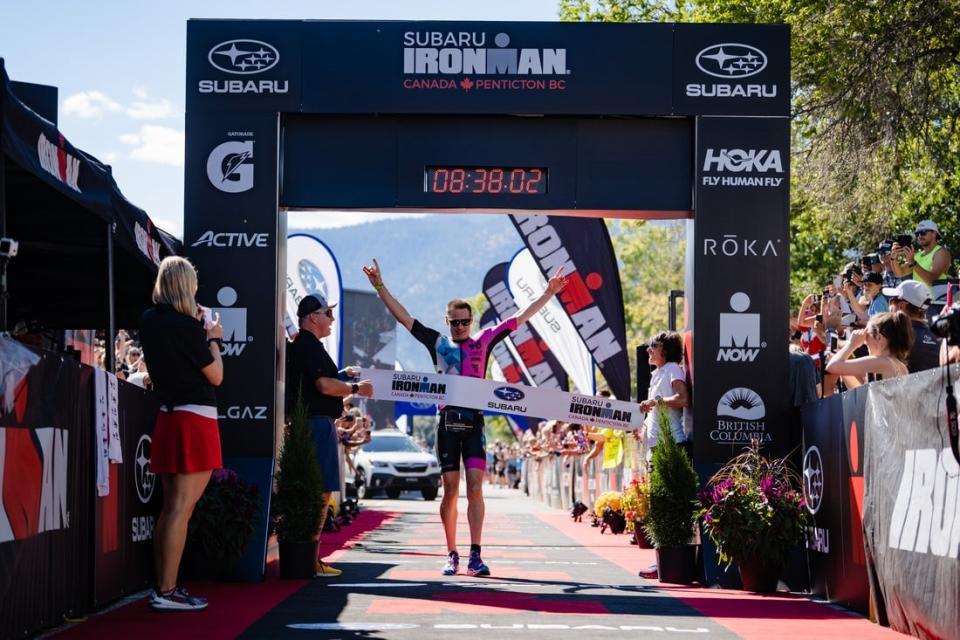 Jeff Symonds is the winner of the 2022 Ironman Canada. The Penticton native has been competing in triathlons for a long time and says it is sad that Ironman is moving away from the city.