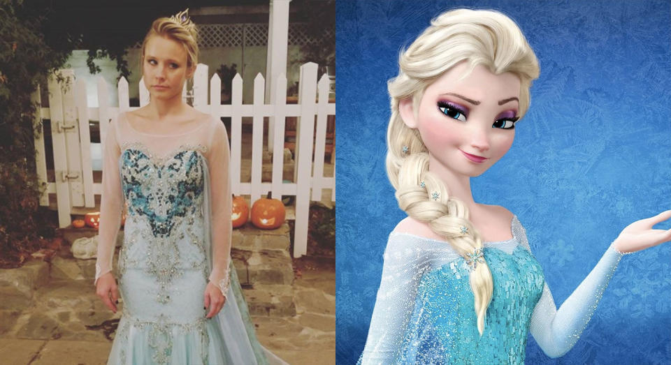 Kristen Bell as Elsa from ‘Frozen’