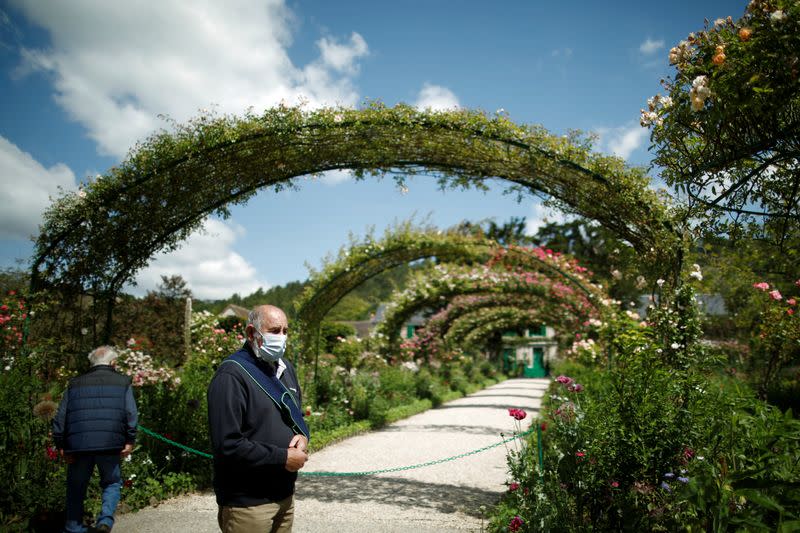 Reopened Claude Monet house and foundation after restrictions to prevent the spread of the coronavirus disease (COVID-19) were eased, in Giverny