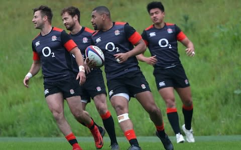 Henry Trinder, Cipriani, Joe Cokanasiga and Marcus Smith - Credit: GETTY IMAGES