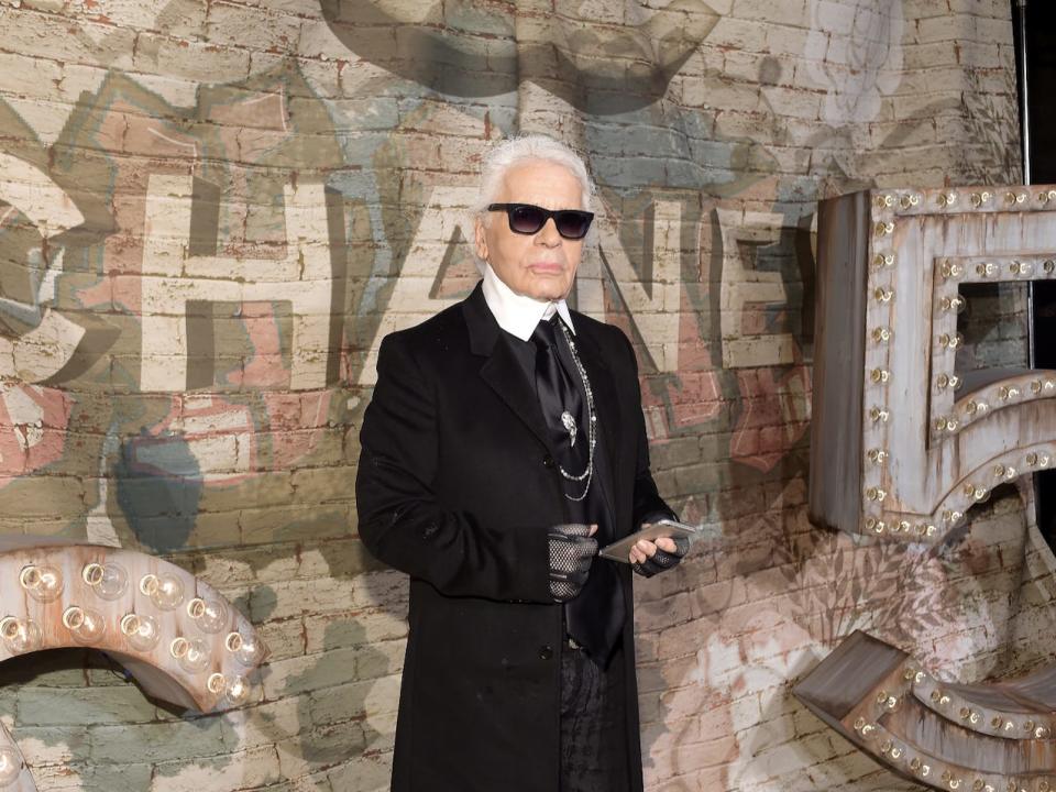 Karl Lagerfeld was Chanel's creative director.