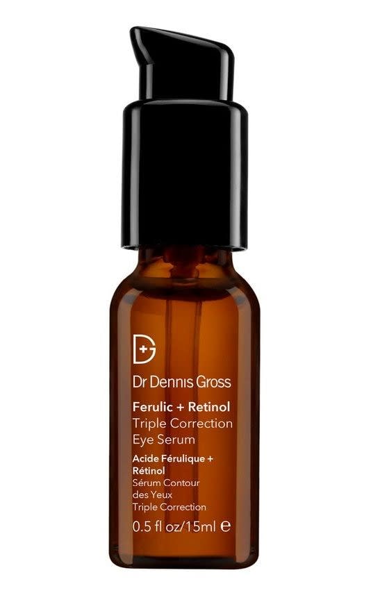 dr dennis gross ferulic retinol eye serum smartest way to anti-age eyes without resorting surgery