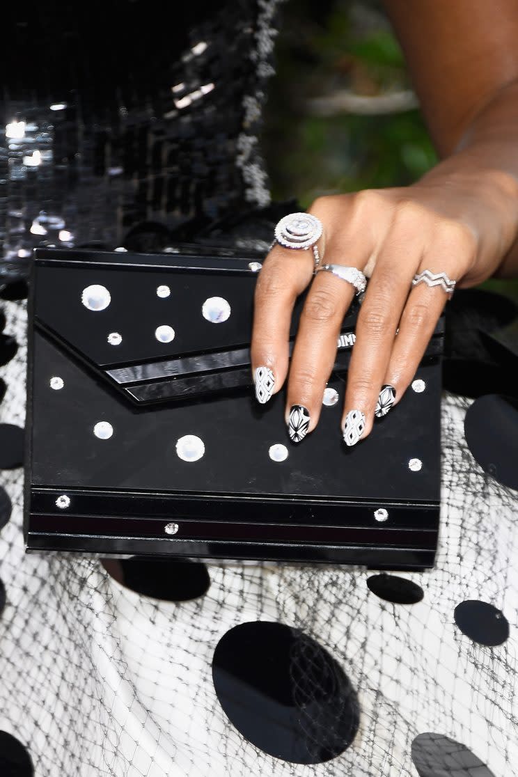 Janelle Monáe attends the 74th Golden Globe Awards. (Photo: Getty Images)