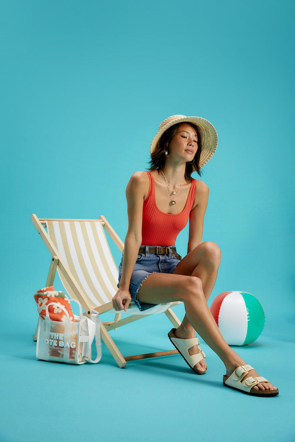 Camp Bloomingdale's will feature summer essentials such as Solid & Striped, shown here.