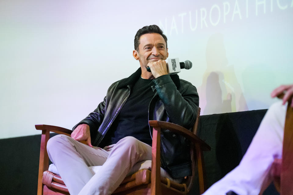 EAST HAMPTON, NEW YORK - OCTOBER 09: Hugh Jackman attends the 30th annual Hamptons International Film Festival on October 09, 2022 in East Hampton, New York. (Photo by Sean Zanni/Getty Images for Hamptons International Film Festival )