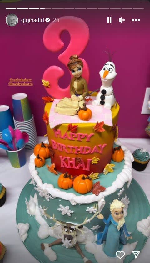 Gigi Hadid Celebrates Daughter's Birthday 