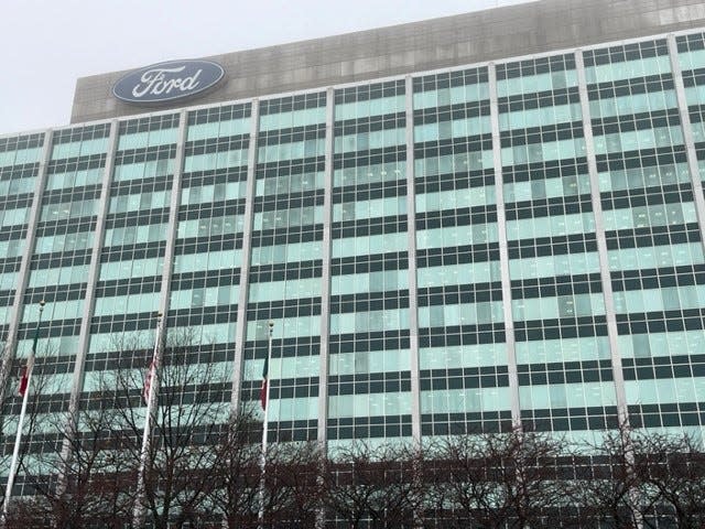 Image taken at Ford World Headquarters in Dearborn on Jan.24, 2024.