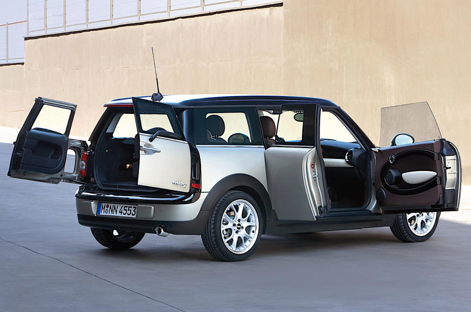 <p>The Clubman was devised as a larger, roomier version of the BMW-era MINI <strong>hatchback</strong>. The current model has four passenger doors, but the original had just three. The single rear door was called the <strong>Clubdoor</strong>, and it was on the right-hand side of the car - correct for left-hand drive markets like Germany and the US but not for, to take one example, the UK, where it was manufactured.</p><p>A left-mounted Clubdoor would have been possible only if MINI had gone to the trouble and expense of finding a new home for the <strong>fuel tank</strong>, which it declined to do.</p>