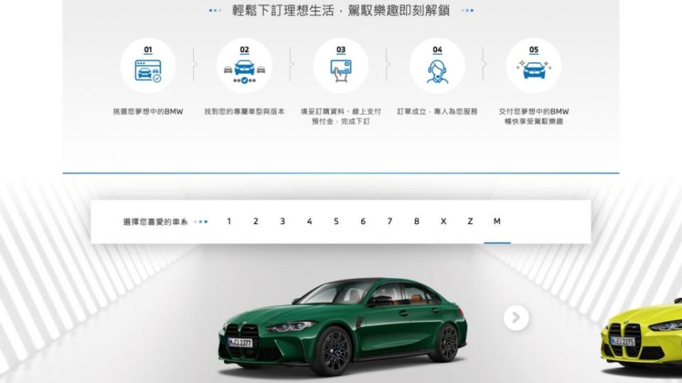 BMW在國內有BMW Online Shop的線上平台。(圖片來源/ BMW)