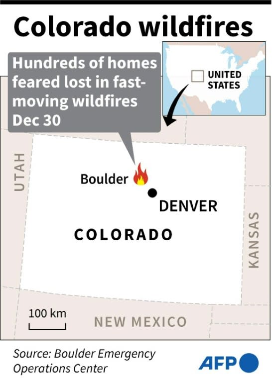 Colorado wildfire (AFP/Janis LATVELS)