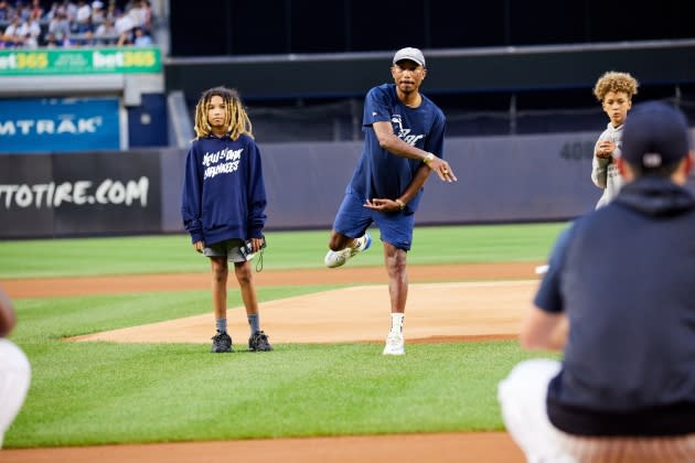 New York Yankees Steal Your Base Navy Athletic T-Shirt