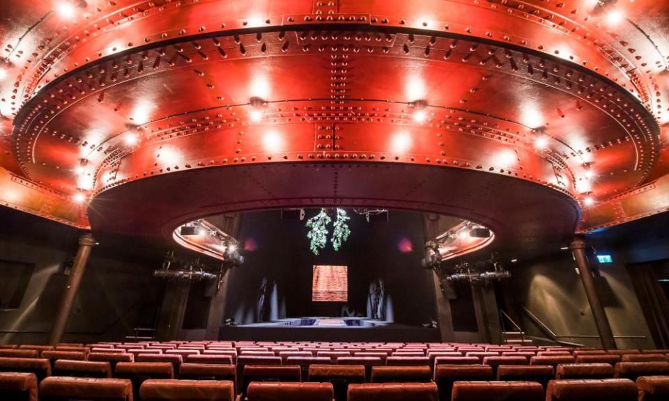 The auditorium of the Royal Court Theatre, London.