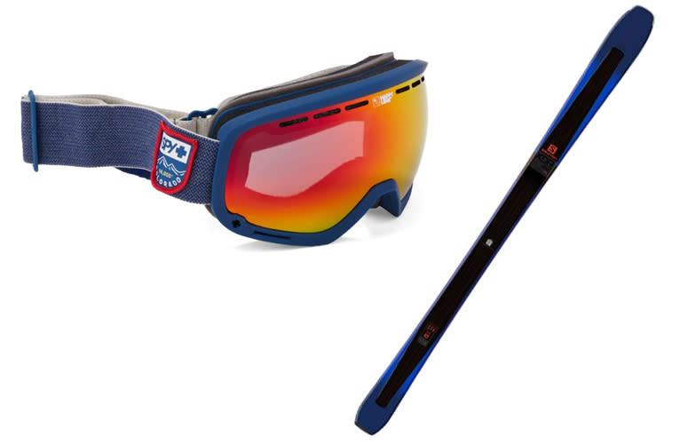 ski-goggles-and-skiis