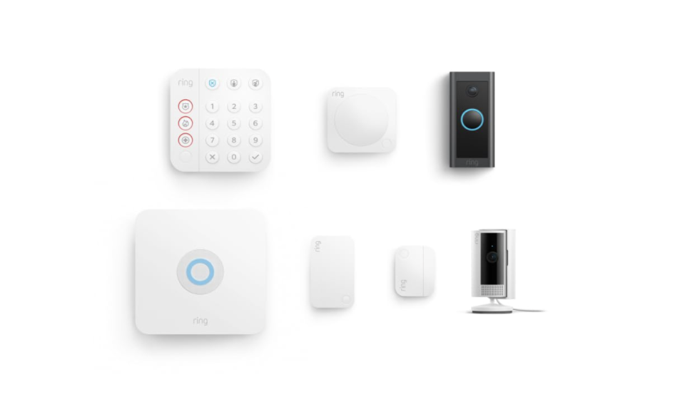 Ring Video Doorbell Wired con la nueva Ring Indoor Cam. (Foto: Amazon)