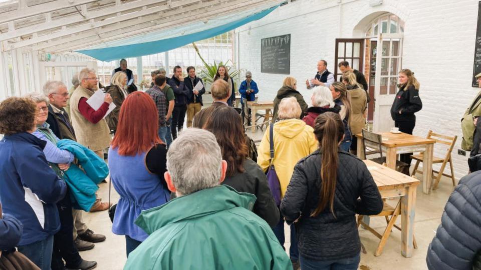 Eastern Daily Press: A 45-strong party visited the 5,000-acre Somerleyton estate, near Lowestoft, on the Royal Norfolk Agricultural Association’s spring tour