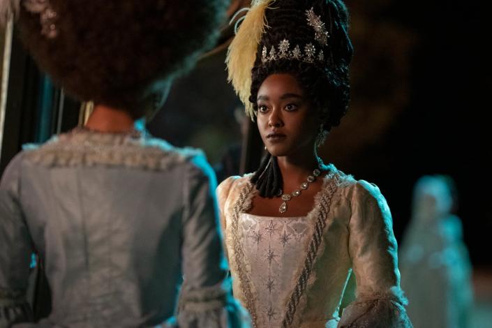 Arsema Thomas Dans Le Rôle De Lady Danbury Dans Queen Charlotte (Nick Wall/Netflix)