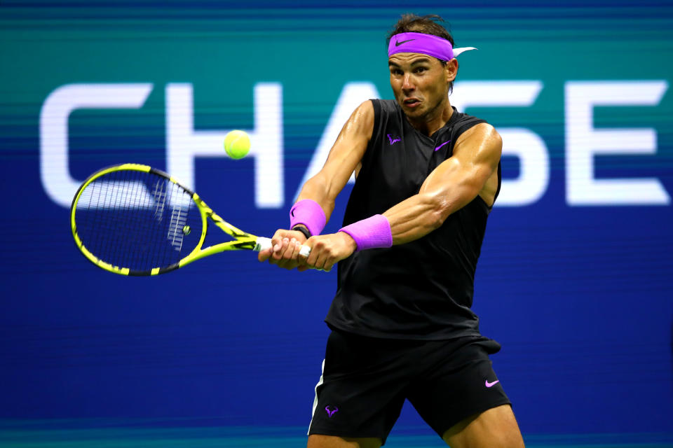 Rafael Nadal cruised past John Millman in his opening round match at the US Open on Tuesday.