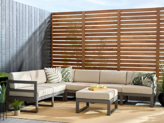 The Mistral Collection lets you customize your outdoor seating needs. Image via Cozey.