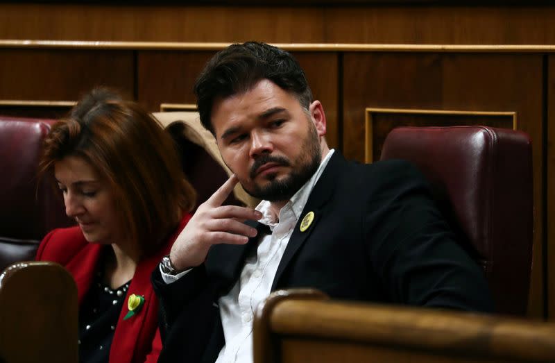 Investiture debate at the Parliament in Madrid