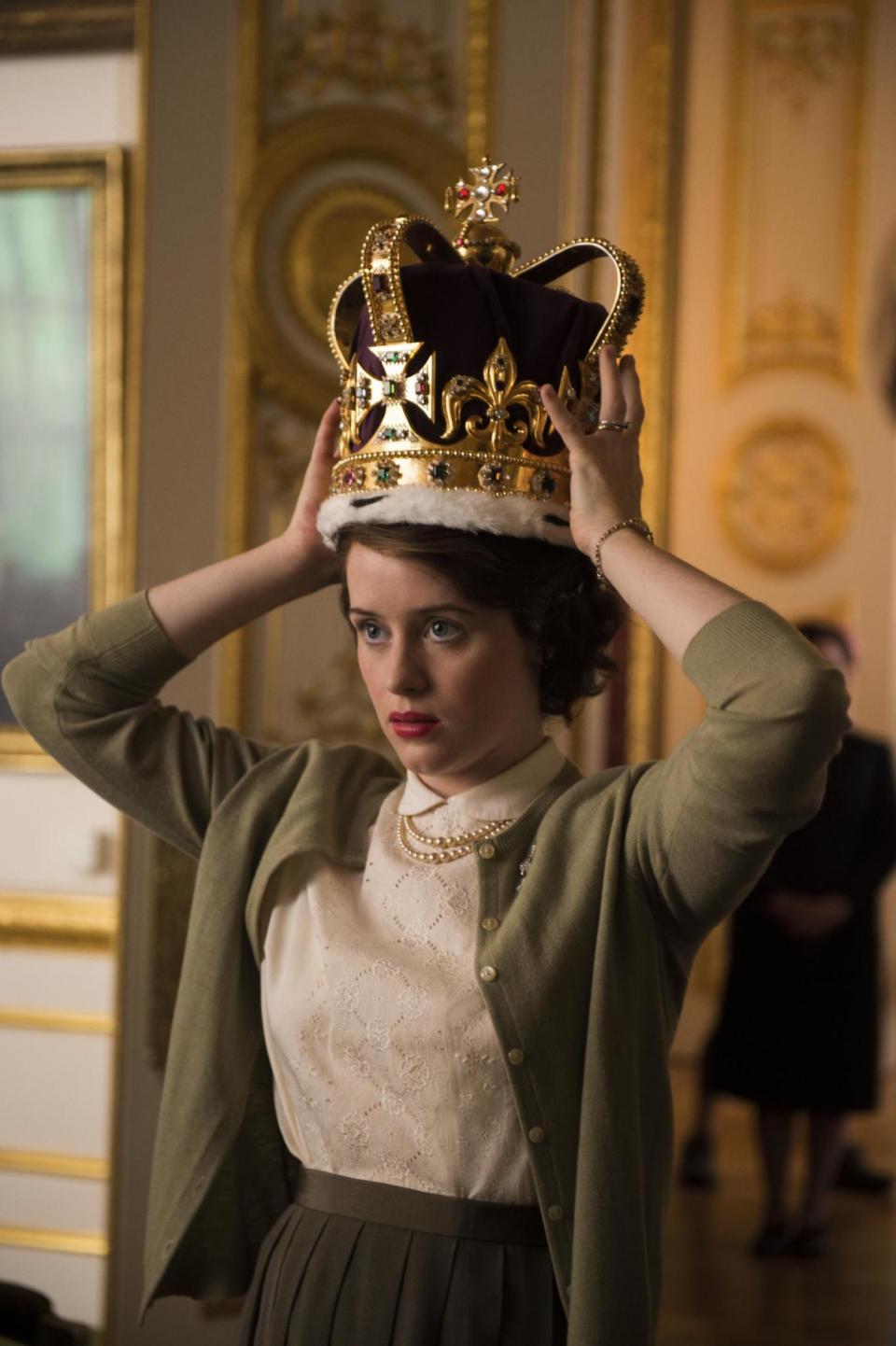 Leading role: Claire Foy as Her Majesty the Queen in The Crown