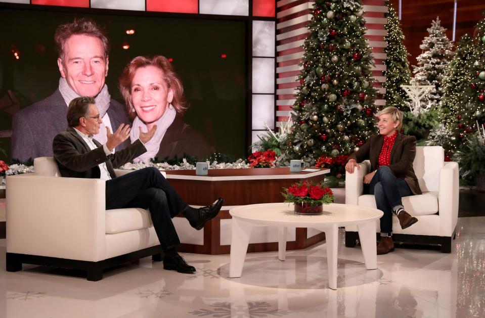 Actor Bryan Cranston appeared on The Ellen DeGeneres Show and discussed the lingering impact of coronavirus (Michael Rozman/Warner Bros.)