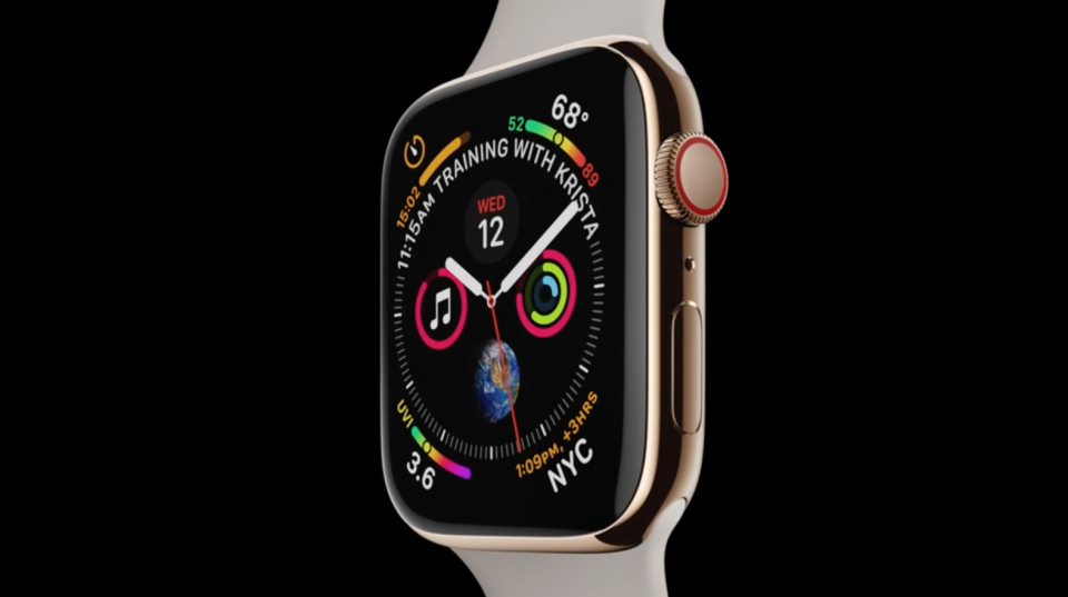 The all-new Apple Watch Series 4 with over 30% larger displays.