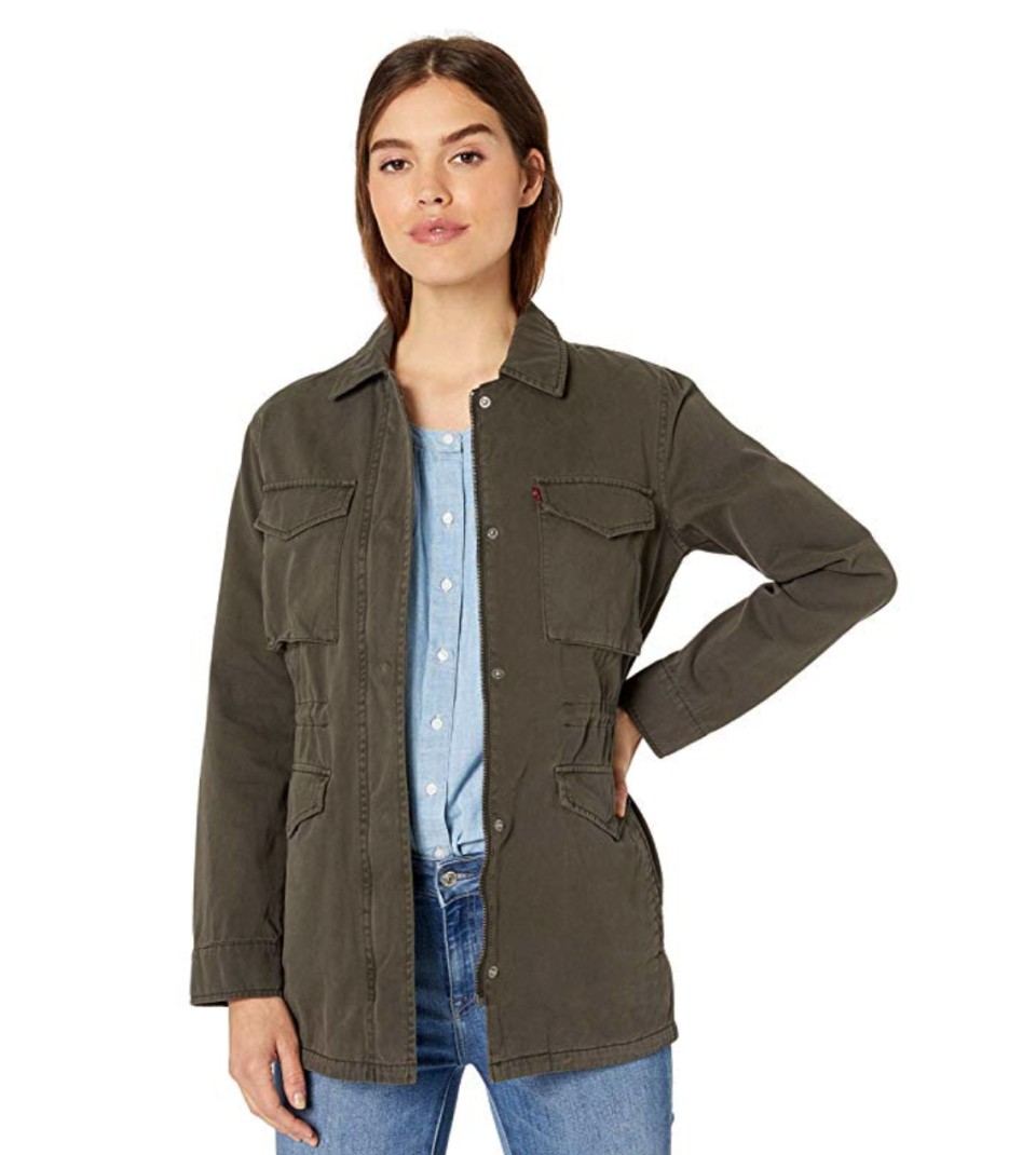 Levi's Women's Cotton Military Lightweight Parka Jacket (Photo: Amazon) 