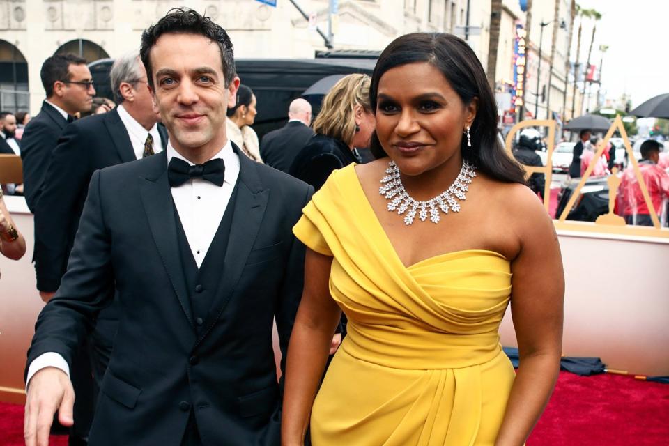 Well, I guess we'll just have to keep hoping that <a href="https://people.com/style/oscars-2020-mindy-kaling-bj-novak-red-carpet/" rel="nofollow noopener" target="_blank" data-ylk="slk:these soup snakes;elm:context_link;itc:0;sec:content-canvas" class="link ">these soup snakes</a> end up together. 
