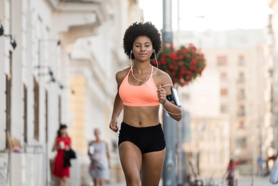 Woman running