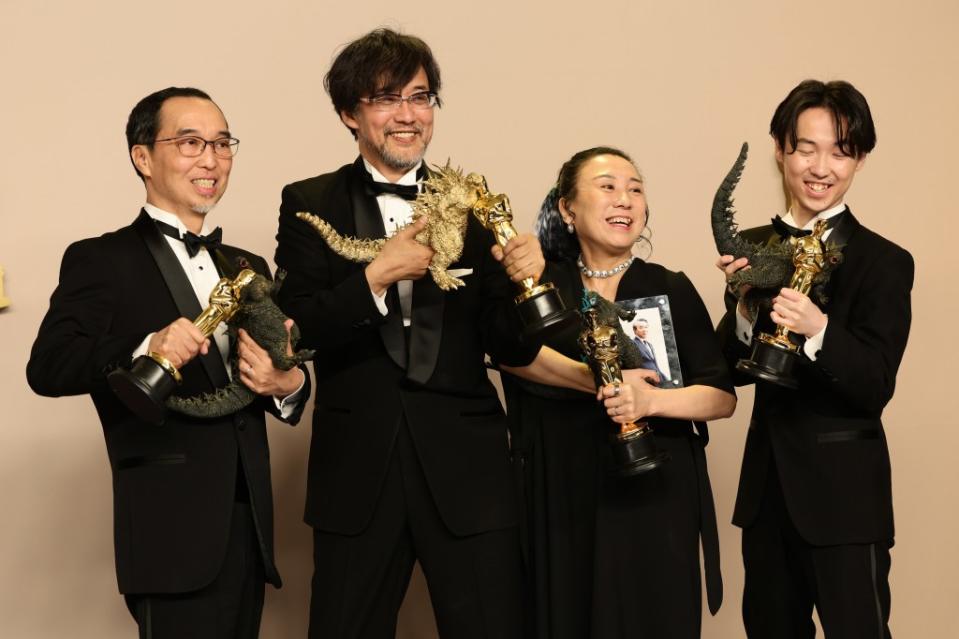 Masaki Takahashi, Takashi Yamazaki, Kiyoko Shibuya and Tatsuji Nojima won the award for Best Visual Effects. Getty Images