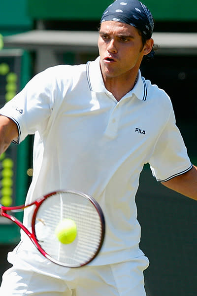 Known for his booming serve, Aussie Mark Philippoussis won 11 career titles and was runner-up at the US Open in 1998 and Wimbledon in 2003.