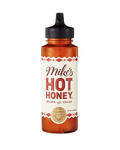 Mike's Hot Honey, 12 oz Squeeze Bottle (1 Pack), Honey with a Kick, Sweetness & Heat, 100% Pure Honey, Shelf-Stable, Gluten-Free & Paleo (Amazon / Amazon)