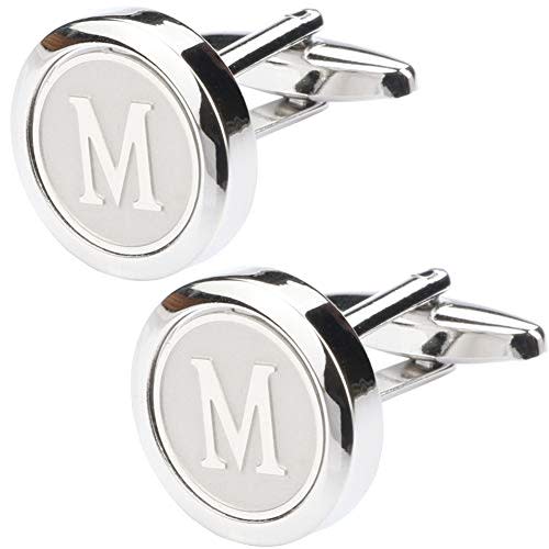 Dannyshi Mens Classic Initial Cufflinks (Amazon / Amazon)