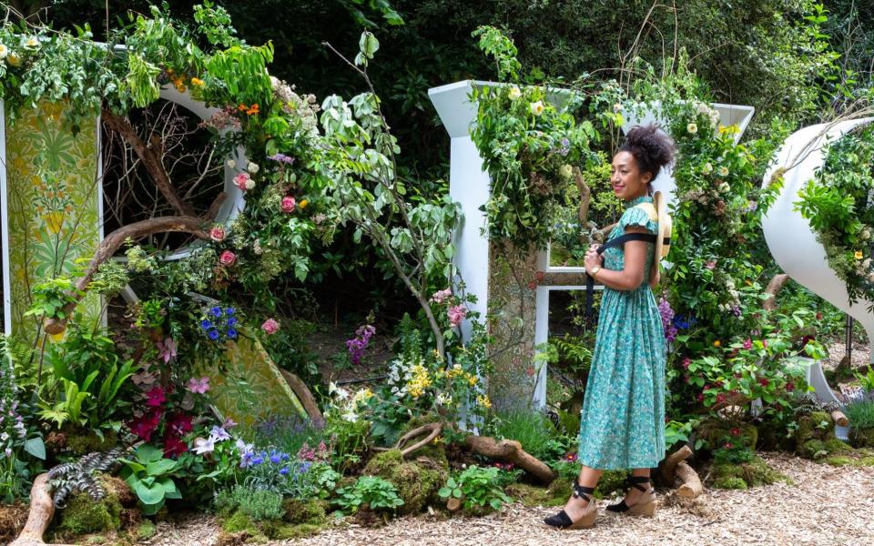 Gardiner created the RHS lettering installation for this year's Chelsea Flower Show. - Eleanor Warpole