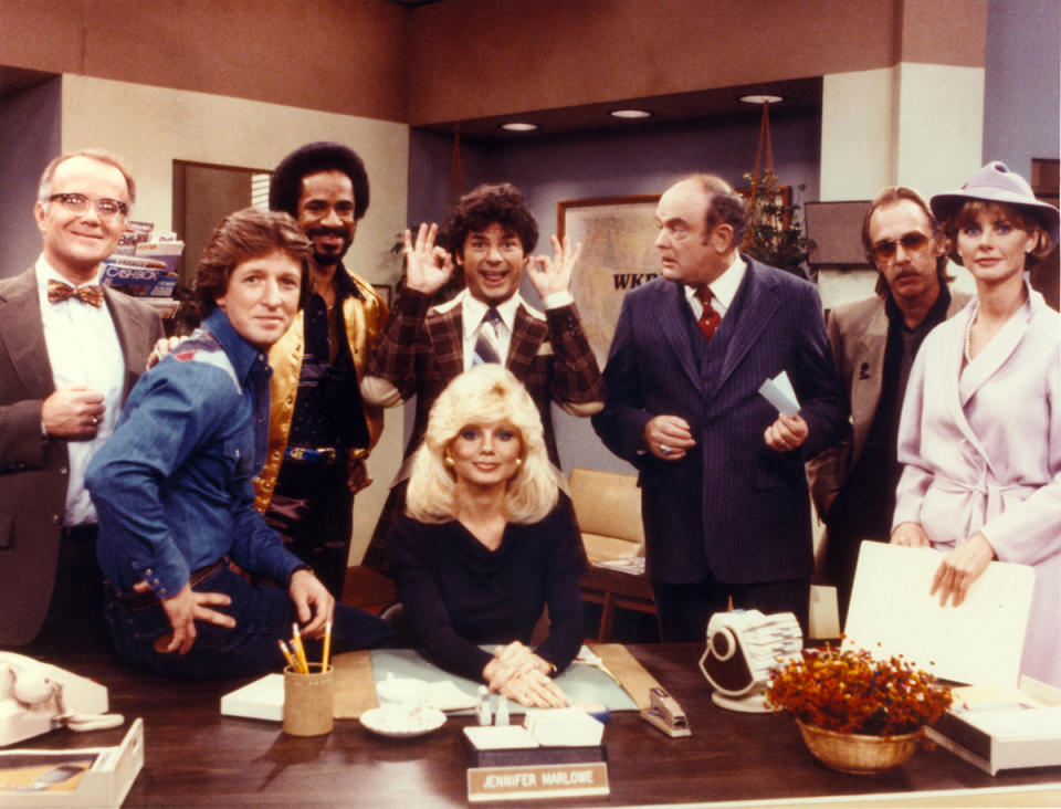 1970s TV Sitcoms: The cast of WKRP in Cincinnati, 1978