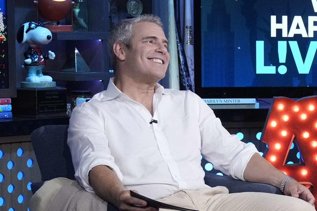 Andy Cohen Ditches His Shoes While Hosting ‘WWHL’ After the Air Conditioner Gives Out