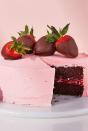 <p>This Chocolate <a href="https://www.delish.com/uk/cooking/recipes/a29016981/strawberries-n-cream-oatmeal-recipe/" rel="nofollow noopener" target="_blank" data-ylk="slk:Strawberry" class="link rapid-noclick-resp">Strawberry</a> Cake is a showstopper, right? A deliciously tender <a href="https://www.delish.com/uk/cooking/recipes/g30977937/chocolate-cake-recipes/" rel="nofollow noopener" target="_blank" data-ylk="slk:chocolate sponge cake" class="link rapid-noclick-resp">chocolate sponge cake</a> made with brewed <a href="https://www.delish.com/uk/cocktails-drinks/a30596110/coffee-shops-near-me/" rel="nofollow noopener" target="_blank" data-ylk="slk:coffee" class="link rapid-noclick-resp">coffee</a>, perfectly complimented with the strawberry buttercream of dreams. </p><p>Get the <a href="https://www.delish.com/uk/cooking/recipes/a31954937/chocolate-strawberry-cake/" rel="nofollow noopener" target="_blank" data-ylk="slk:Chocolate Strawberry Cake" class="link rapid-noclick-resp">Chocolate Strawberry Cake</a> recipe.</p>
