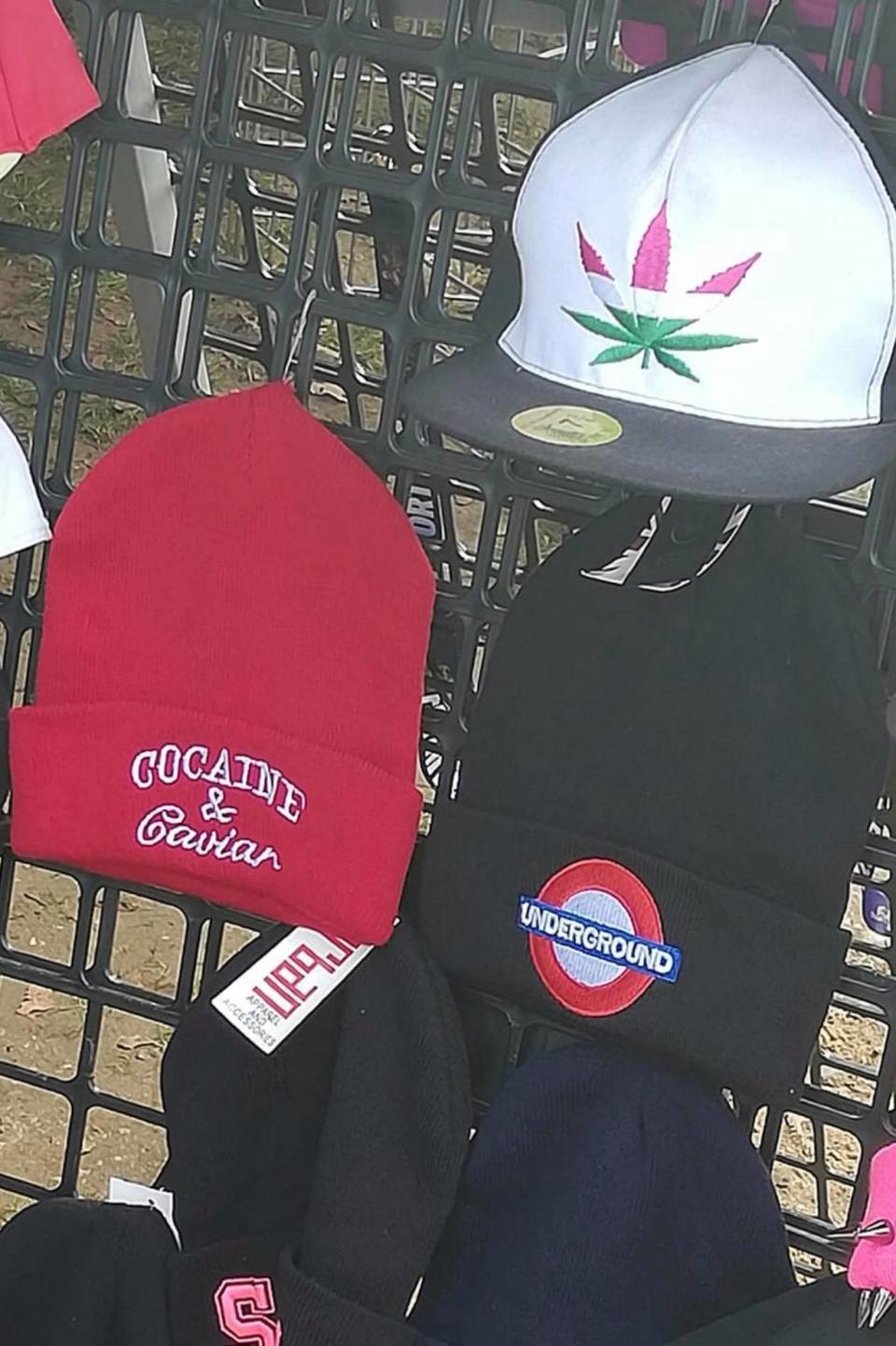 Parents were shocked that drug-related merchandise was being sold at a children's event (Joanne Robinson)