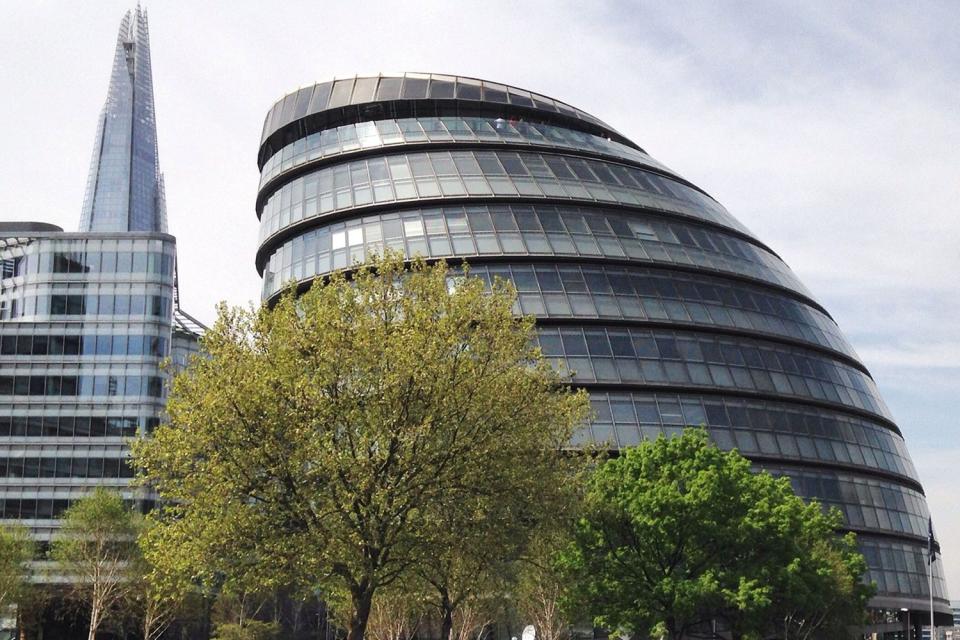 Gathering: The event was held at London's City Hall: Rex