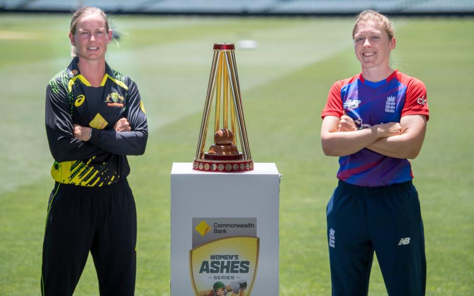 Heather Knight's England face a tough task against Meg Lanning's all-conquering Australians this year - GETTY IMAGES