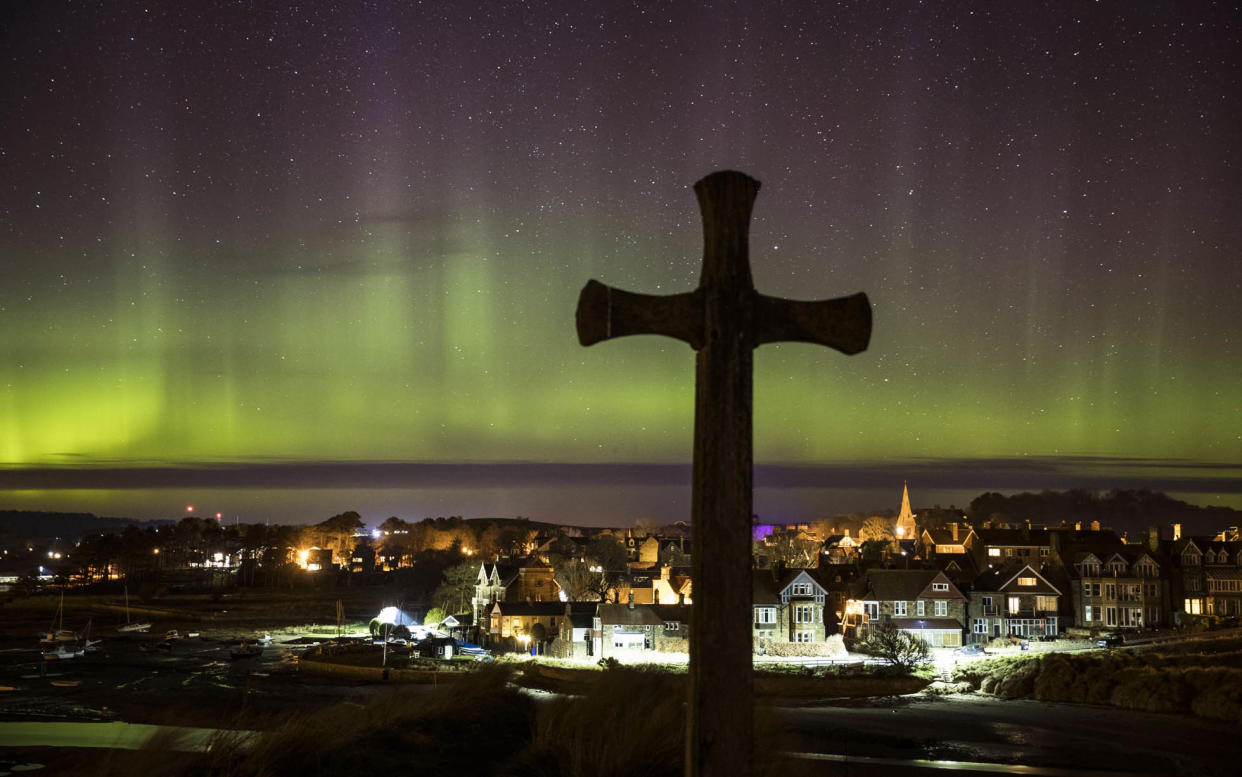 The Northern Lights could be visible in Britain tonight