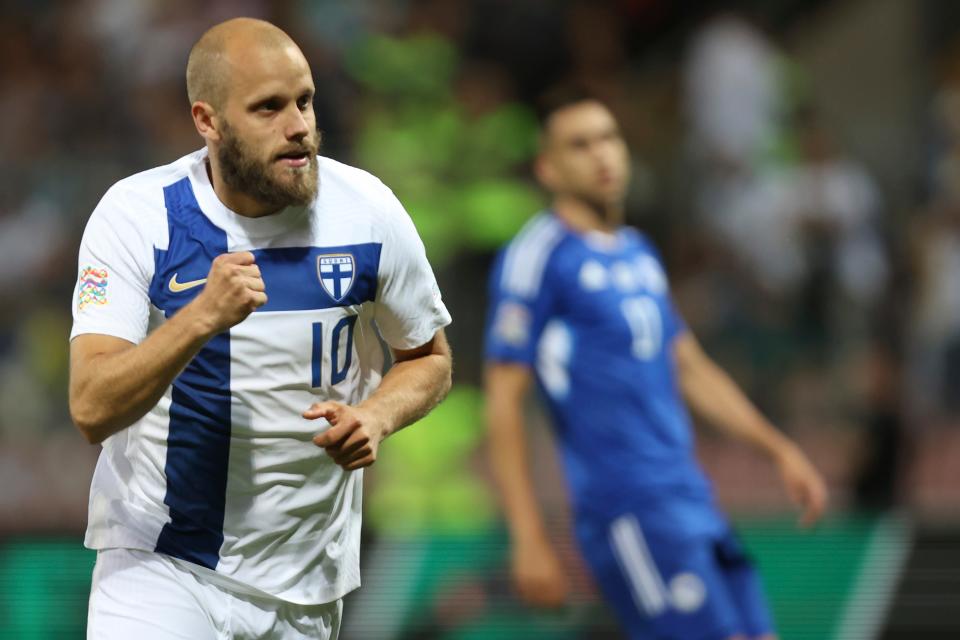 Teemu Pukki remains a major threat for Finland (AP)