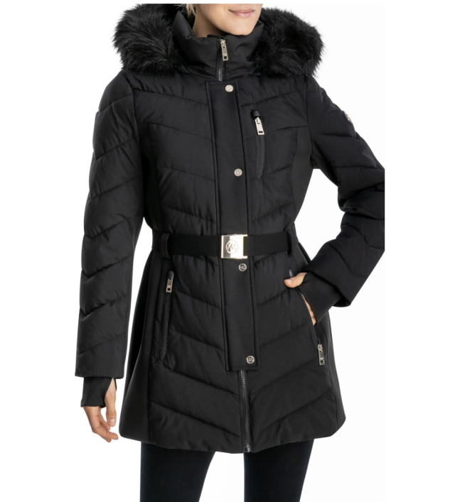 Spring Rotation Ultimate Faux Fur-Lined Hooded Puffer Jacket, Spring  Rotation Women's Spring Rotation