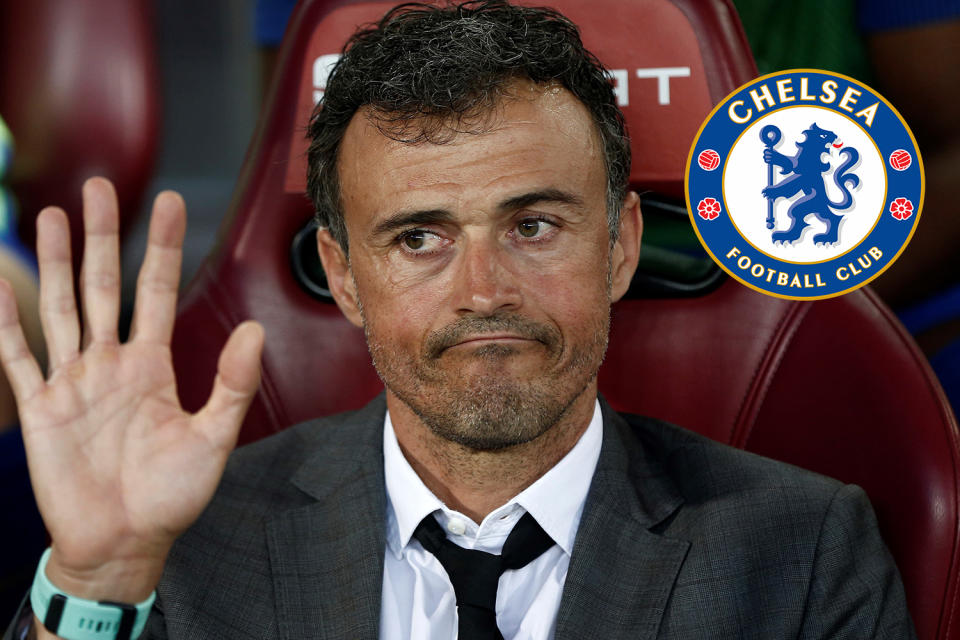 Luis Enrique may be about to replace Antonio Conte at Chelsea